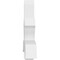 Ekena Millwork Davenport Architectural Grade PVC Gable Bracket, 72"W x 33"H x 6"D x 6"F, 11/12 Pitch GBP072X33X0606DAV00 - alternate 2
